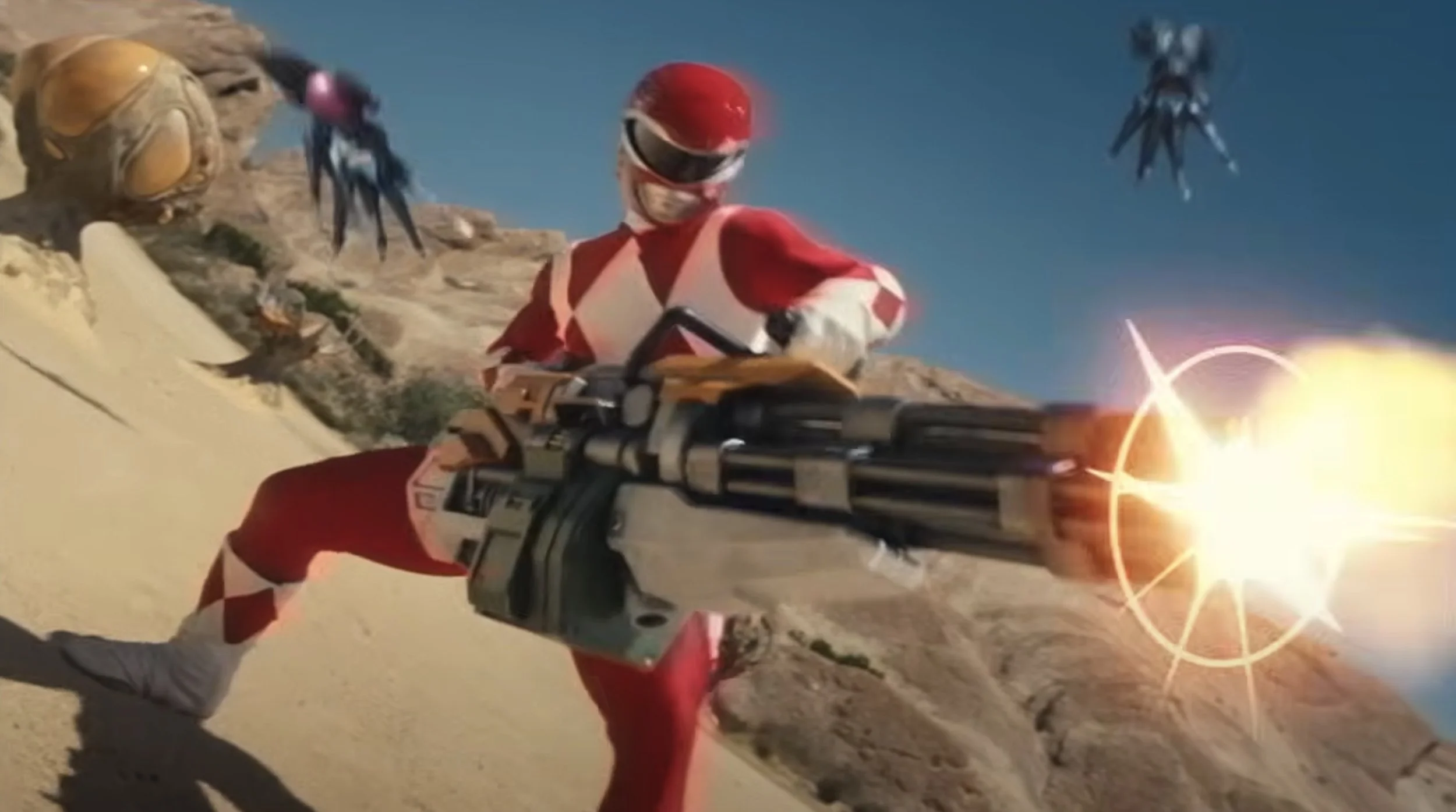 The Power Rangers have just made their return live … in an announcement of Fortnite?!